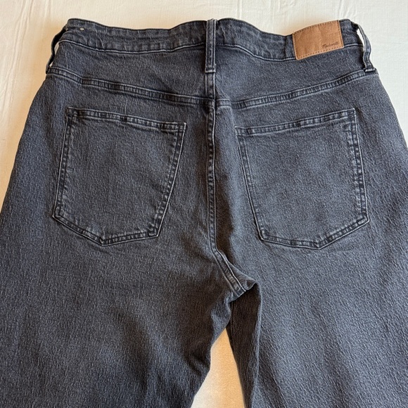 Madewell Women's Charcoal Curvy Perfect Vintage Straight Jeans Size 33 - Picture 10 of 14